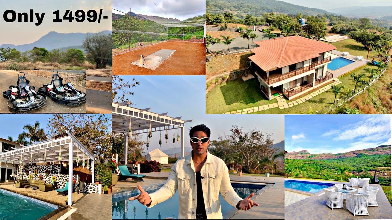 VILLA PE GOKARTING🏎️MAYANK VILLA LONAVALA 🏡| Only 1499/- Pp💯| DFS VLOGS