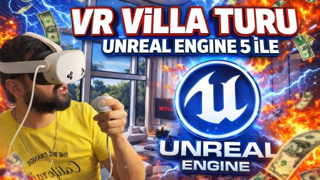 Gerçekçi VR Deneyimi: Unreal Engine'de Villa Tasarımı ve Işık Teknikleri