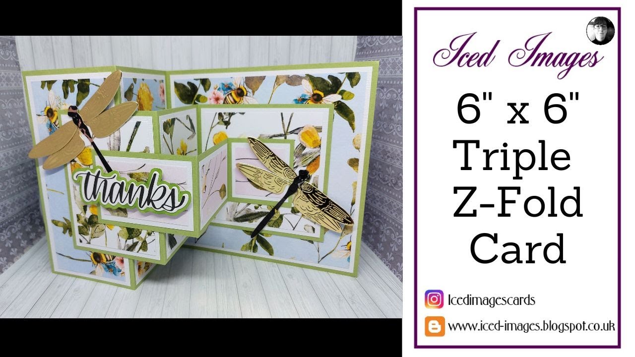 6x6 Triple Z Fold Card