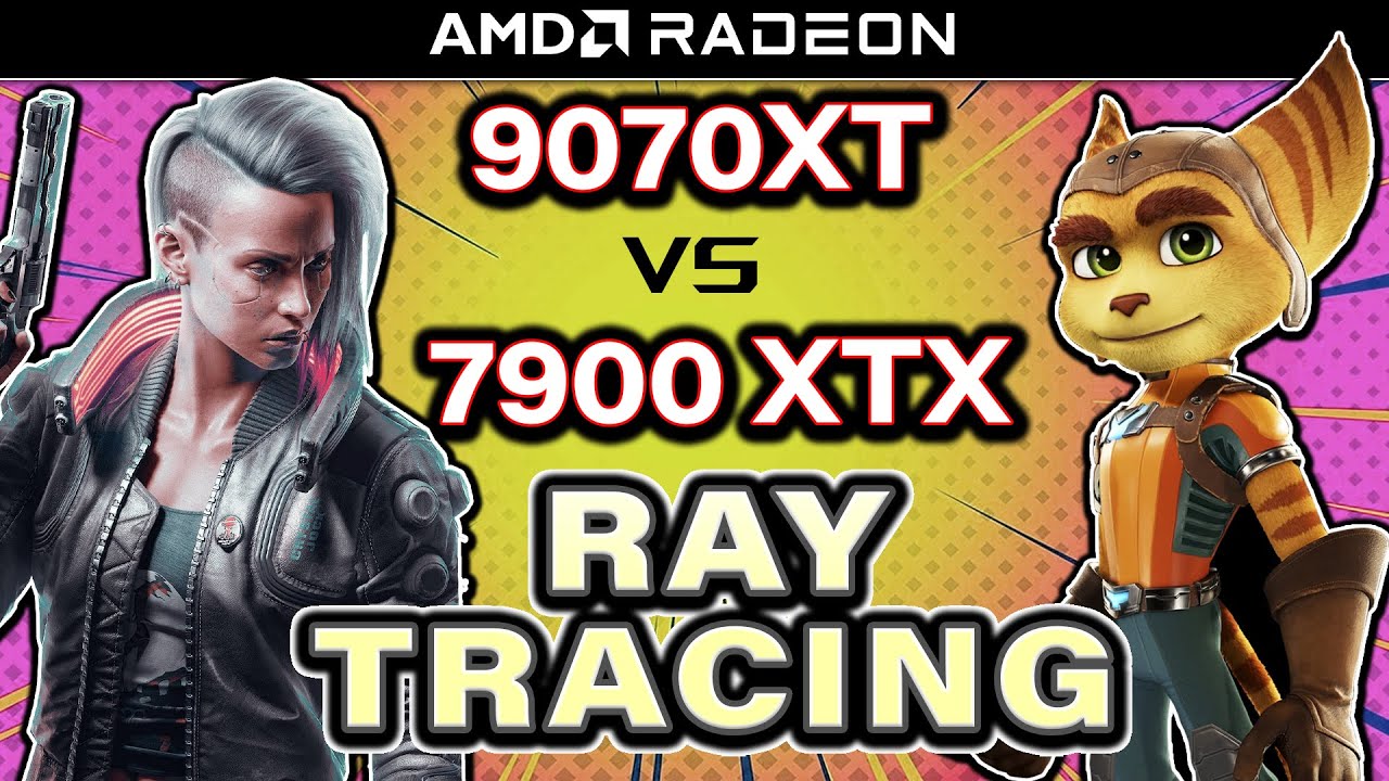 RX 9070XT vs RX 7900XTX  - Ray Tracing Comparison in 10 Games