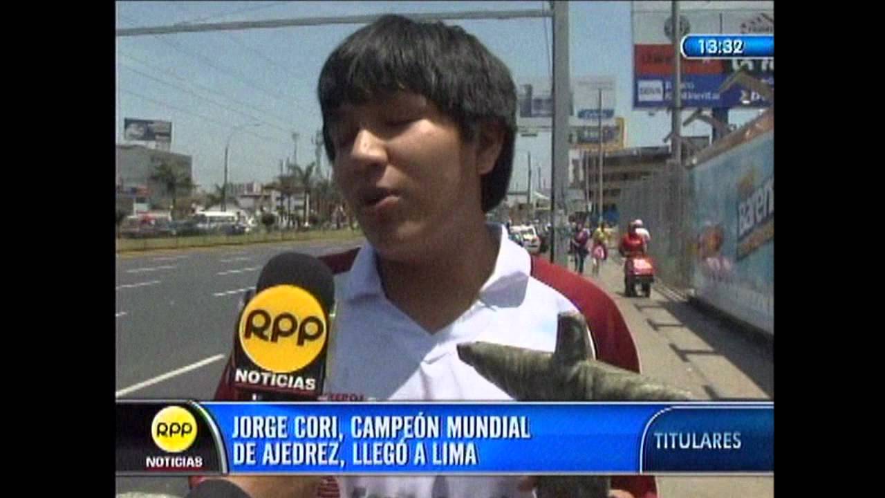 Jorge Cori llegó a Lima