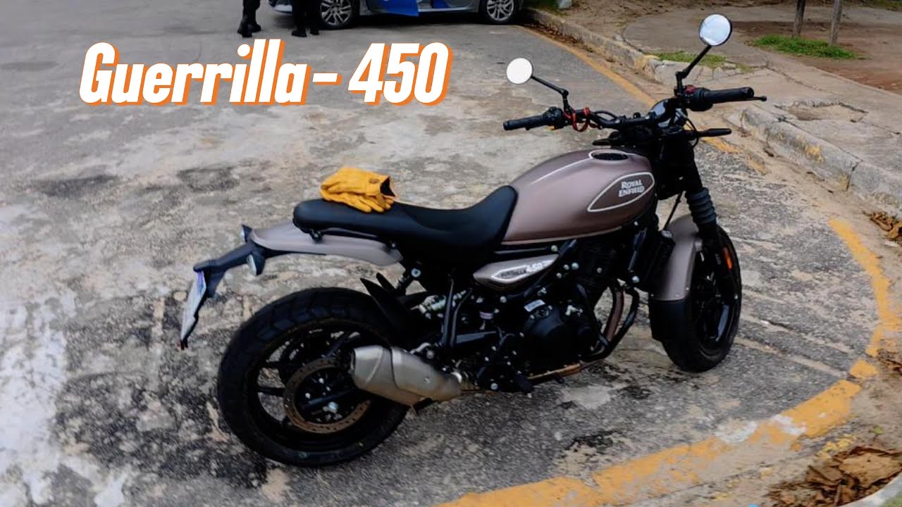Rodando pela cidade com a Guerrilla 450 - Royal Enfield