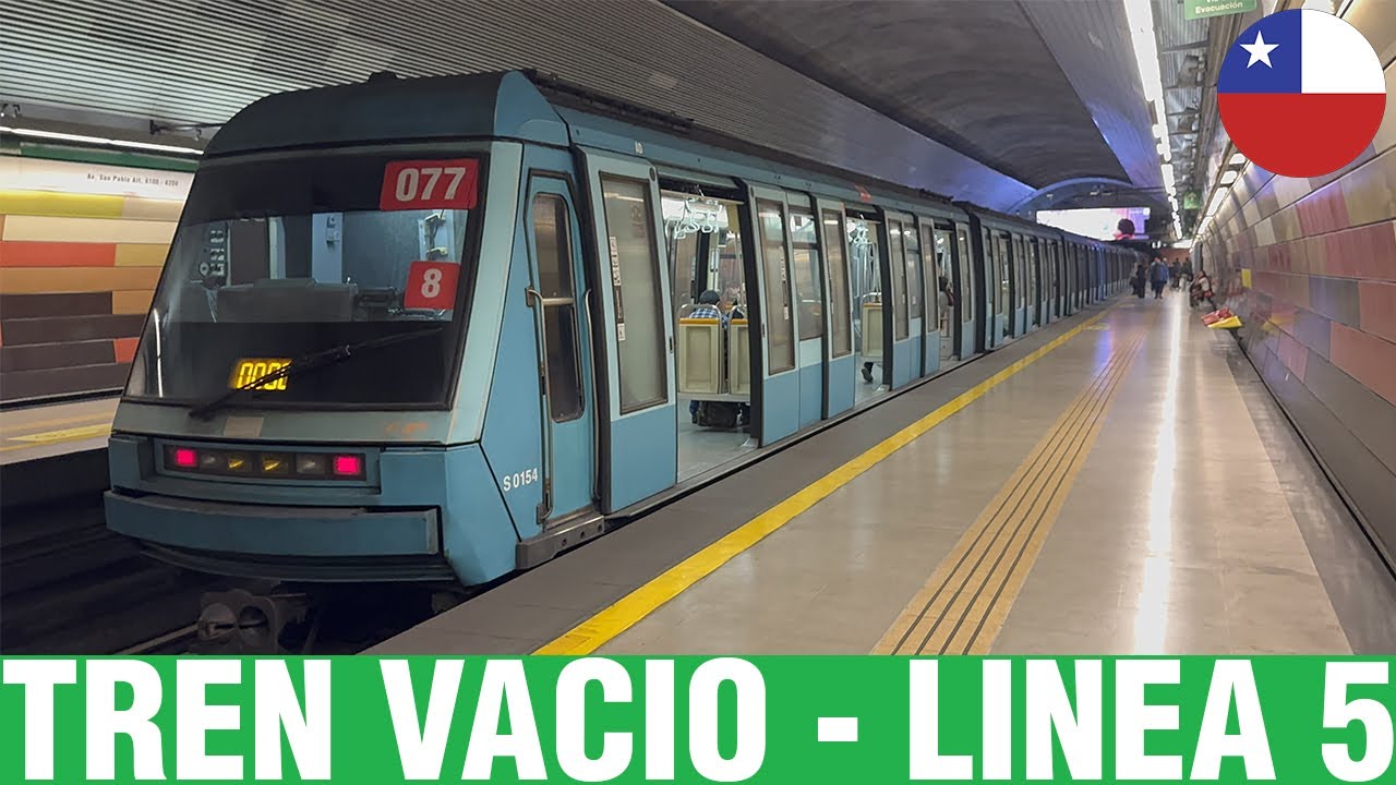 Metro De Santiago | Inyección Tren Vacio Línea 5 - NS-93 N2077