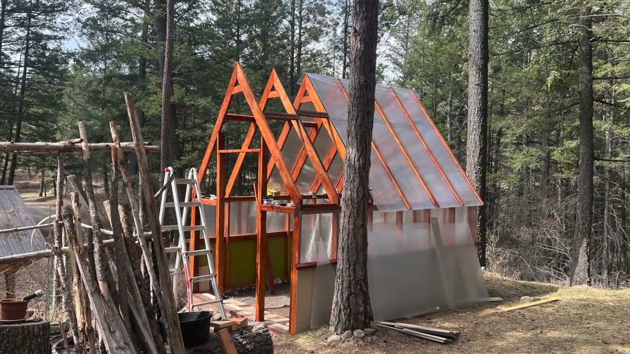 8 x 12 foot Greenhouse build