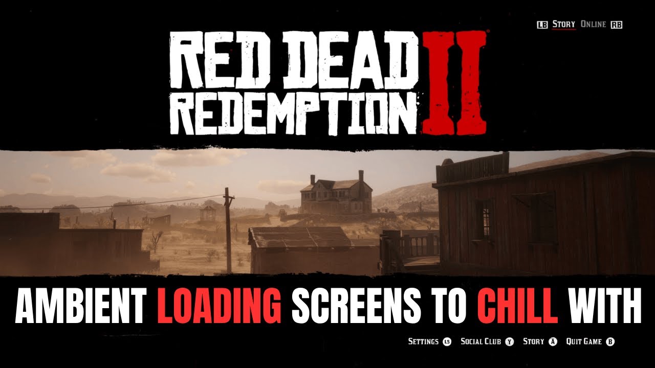 RDR2 Title & Loading Screens Only | 4 Hours of Ambient Frontier Vibes