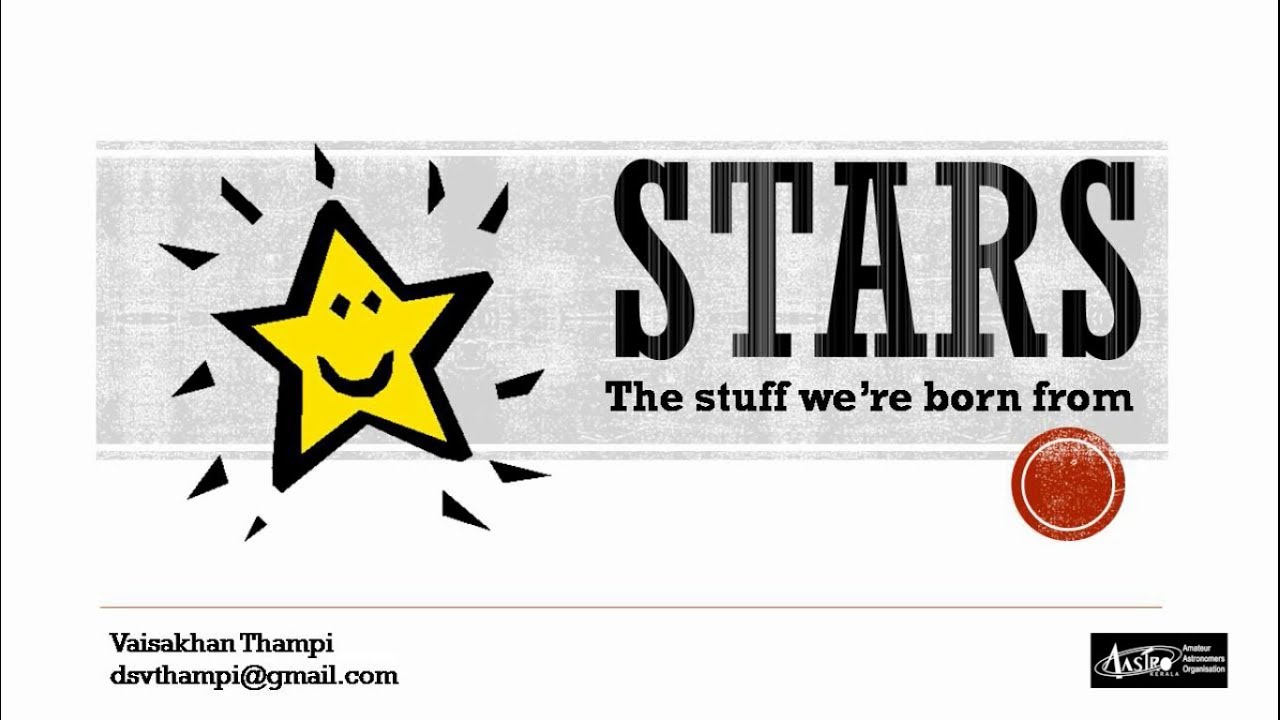 Stars: The stuff we are born from (Malayalam) - by Vaisakhan Thampi