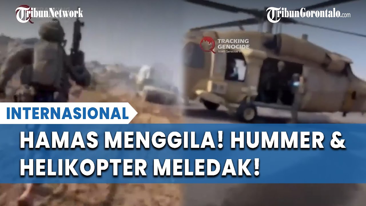 Sergapan Maut Hamas di Jabalia! Hummer Dibom, Helikopter Zionis Dibakar!
