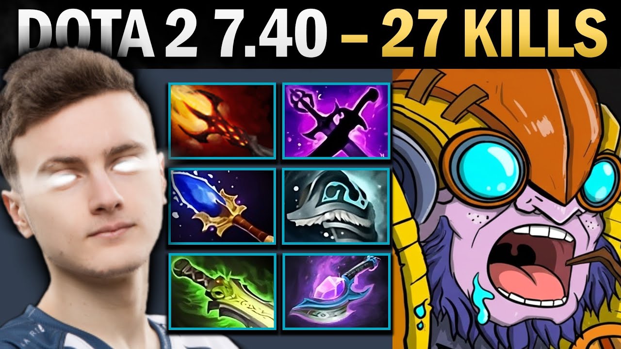 Тинкер на оффлейне с Шивас и 27 убийствами - геймплей Dota