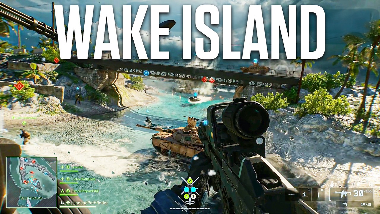 First Official Wake Island Map Gameplay in Battlefield 6