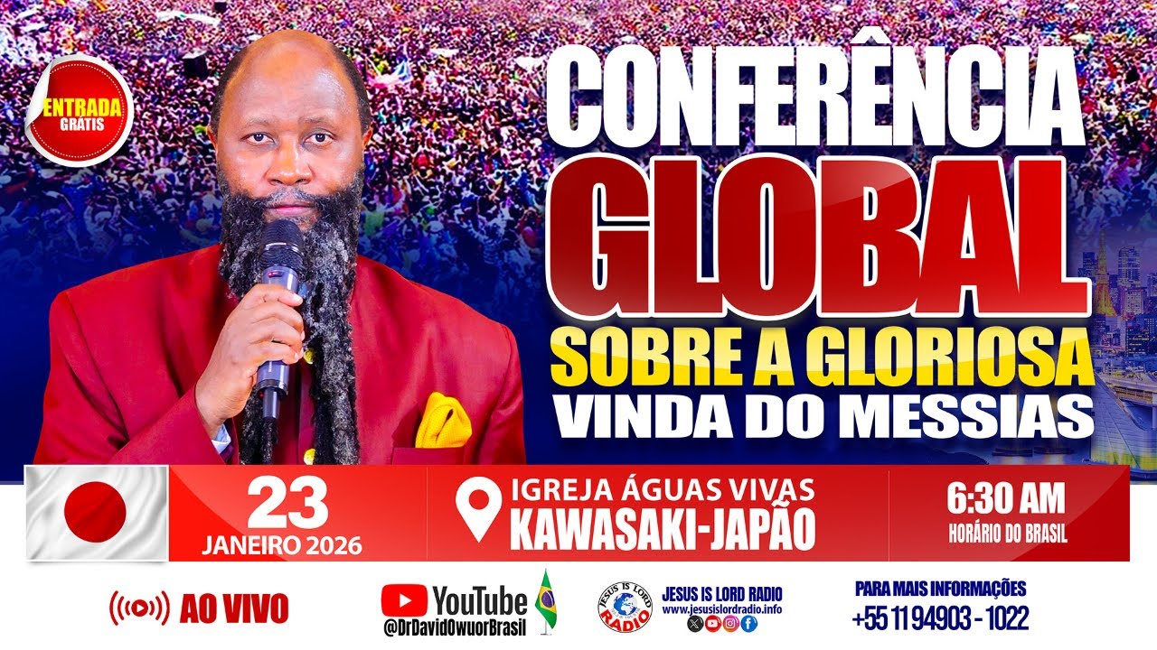 23/01/2026 | CONF. SOBRE A GLORIOSA VINDA DO MESSIAS - KAWASAKI - JAPÃO | #KawasakiHeavenlyWord