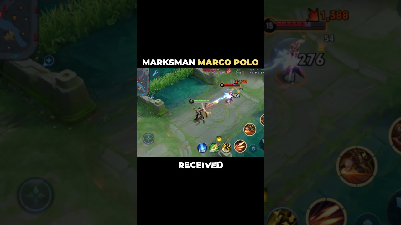 Marksman Marco Polo Lane Tips and Skill Guide #OPENS4 #AllForVictory #HonorofKings #HOK #hokstudio