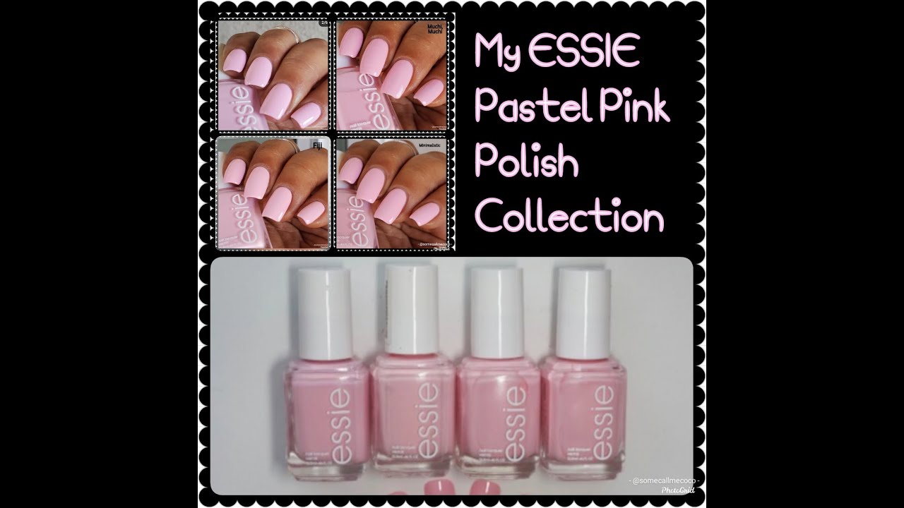 essie pastel pink collection