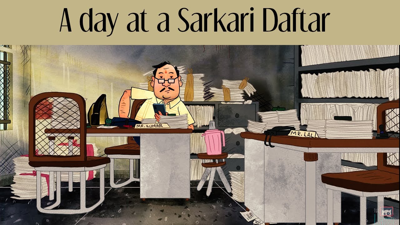 A Day At Sarkari Daftar | Anti Corruption Day | Office Office | Desi Life | Animated Video | Cartoon