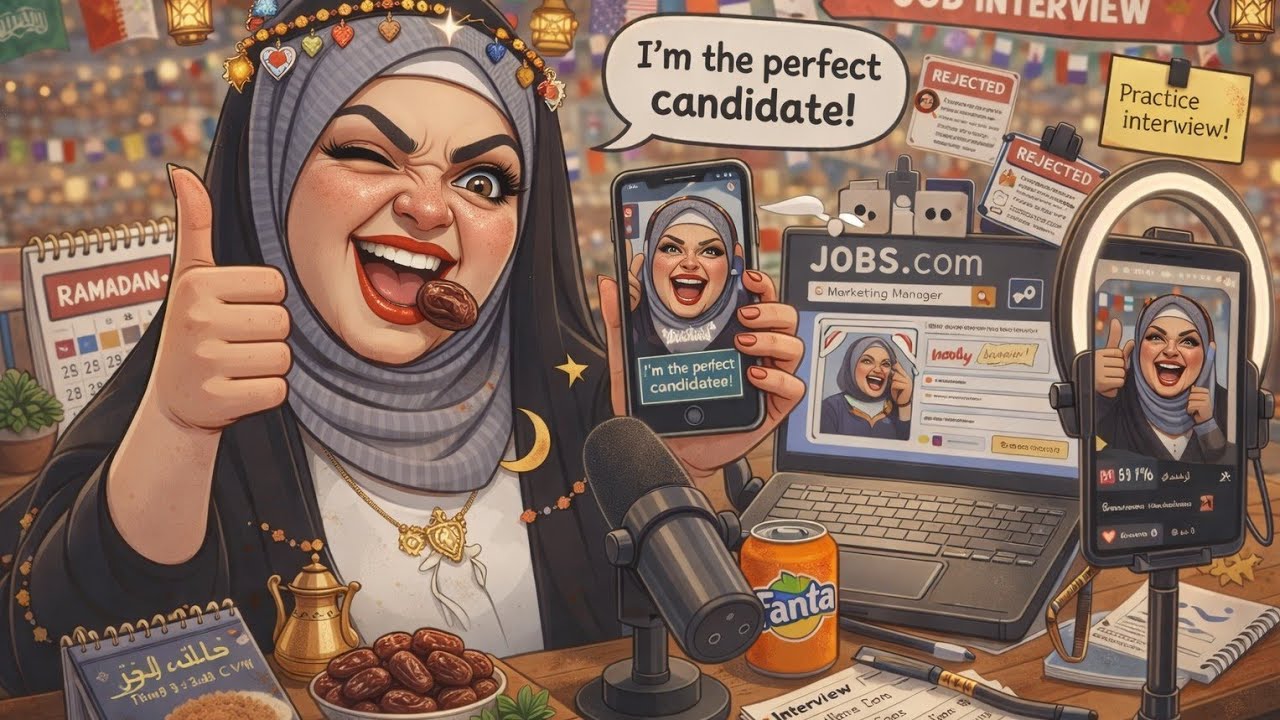 Foodie Beauty prepares for Ramadan and sends inappropriate pictures to job companies. 