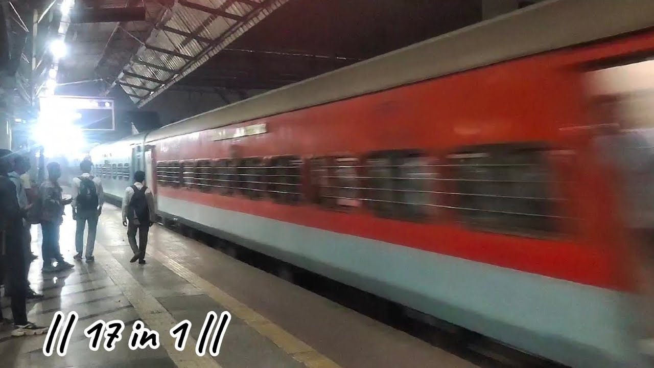 Amazing Trains BEAUTIFULLY skipping Kurla || CR Rajdhani || WAP-7 || Vande Bharat 