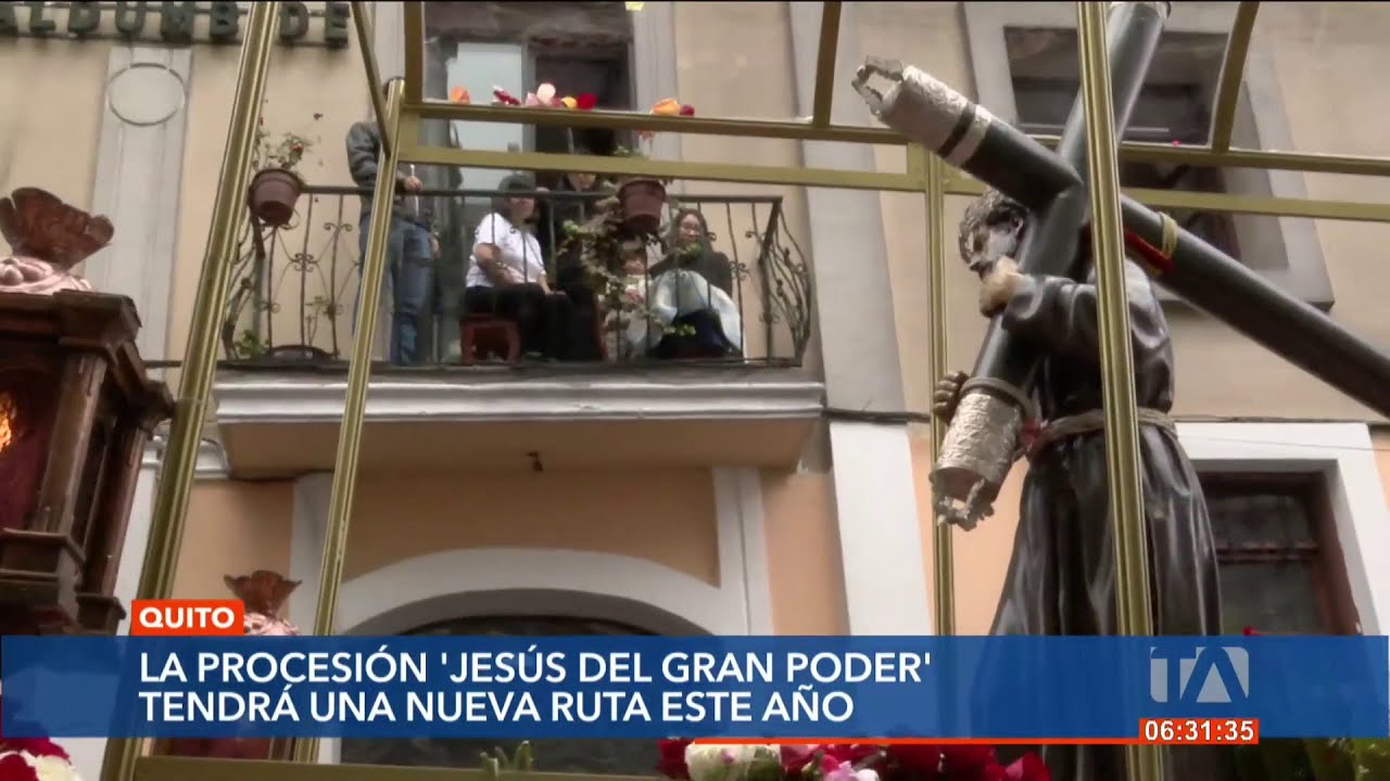 La Procesión de Jesús del Gran Poder tendrá nueva ruta este año