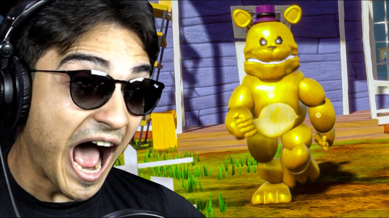 BU OYUN GECE RÜYAMA GİRECEK... | Hello Neighbor Fredbear Modu