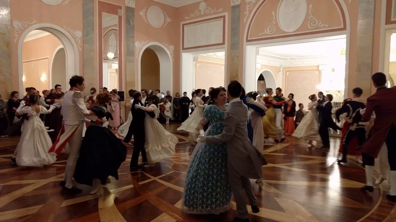Bohemian National Polka danced at the Ufa Opera House Christmas Eve Ball, Russia