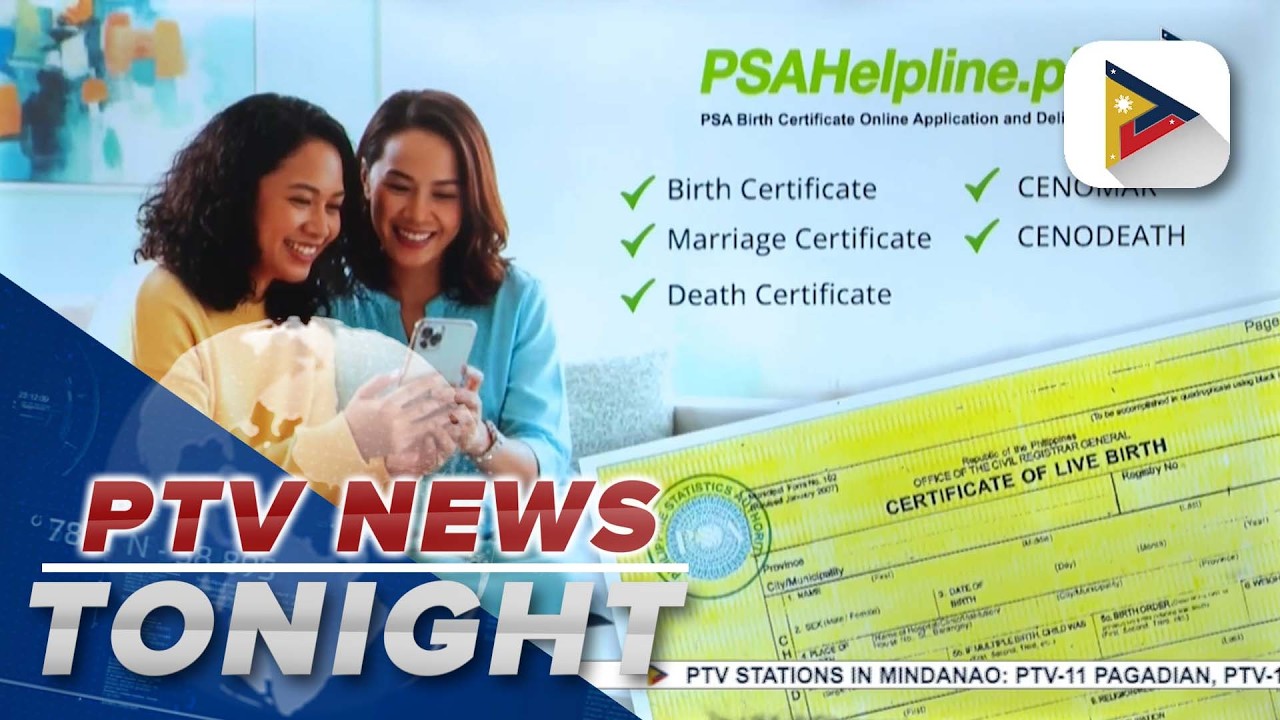 PSA says birth, marriage, death certificates and other important documents can now be requested...