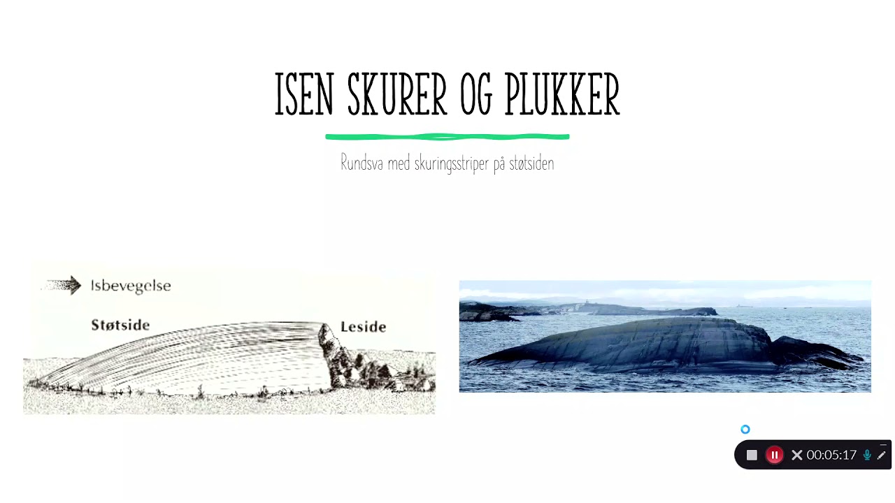 Geofag – geologi – Landformer dannet av isbreer