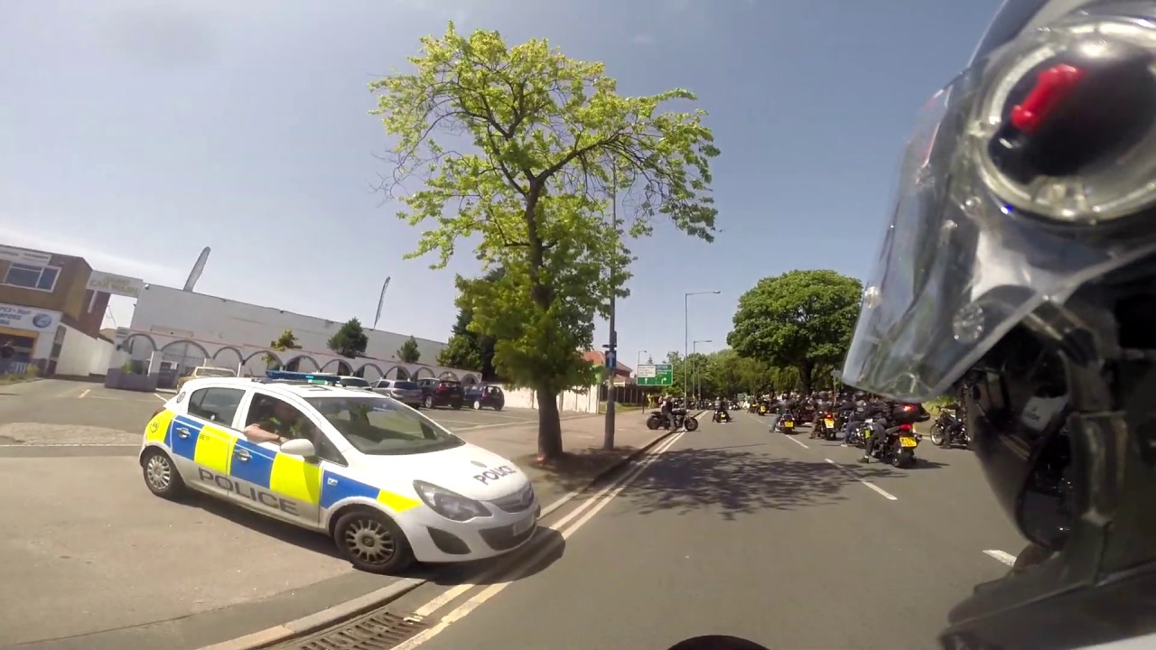 George Senior 1%er Memorial Ride Acocks Green - Olton - Shirley Outlaws MC