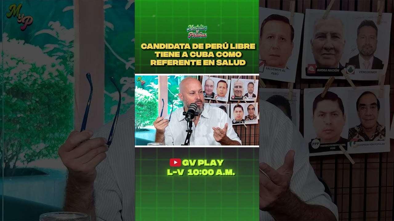 CANDIDATA DE PER&Uacute; LIBRE, ROC&Iacute;O SANTIV&Aacute;&Ntilde;EZ. CONSIDERA A CUBA COMO UN REFERENTE EN SALUD