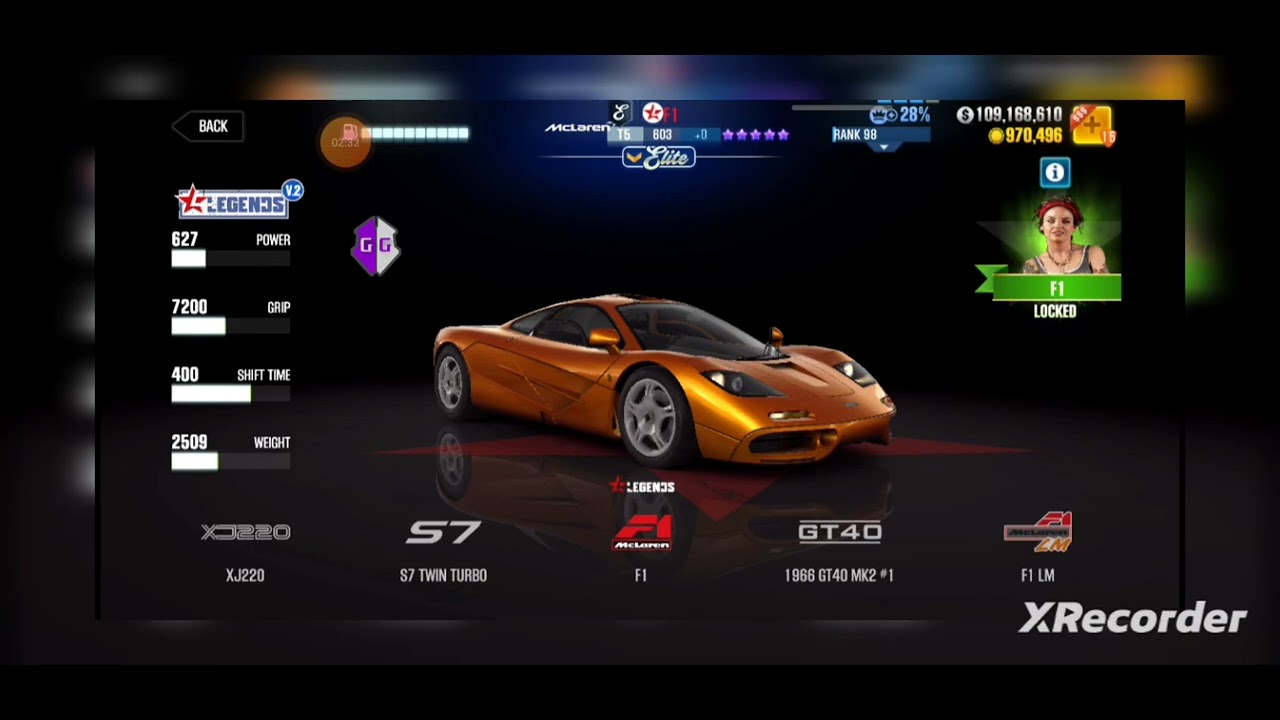 CSR2 Game Guardian McLaren F1 for $1