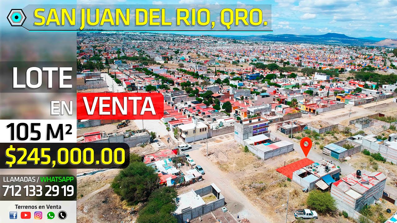Terrenos en San Juan del Rio, Querétaro LOTE EN VENTA 🤠