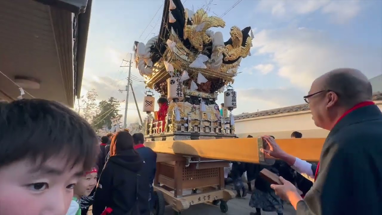 【北条節句祭り 東高室】2025年(令和7年）2日目　東高室屋台編【4K】