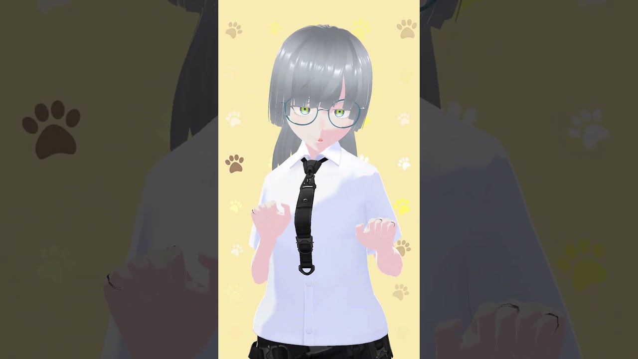 こ、これが、ねこダンス&hellip;っ！！！ฅ^&middot;&infin;&middot;^ฅ #vroid #vtuber #varkshorts