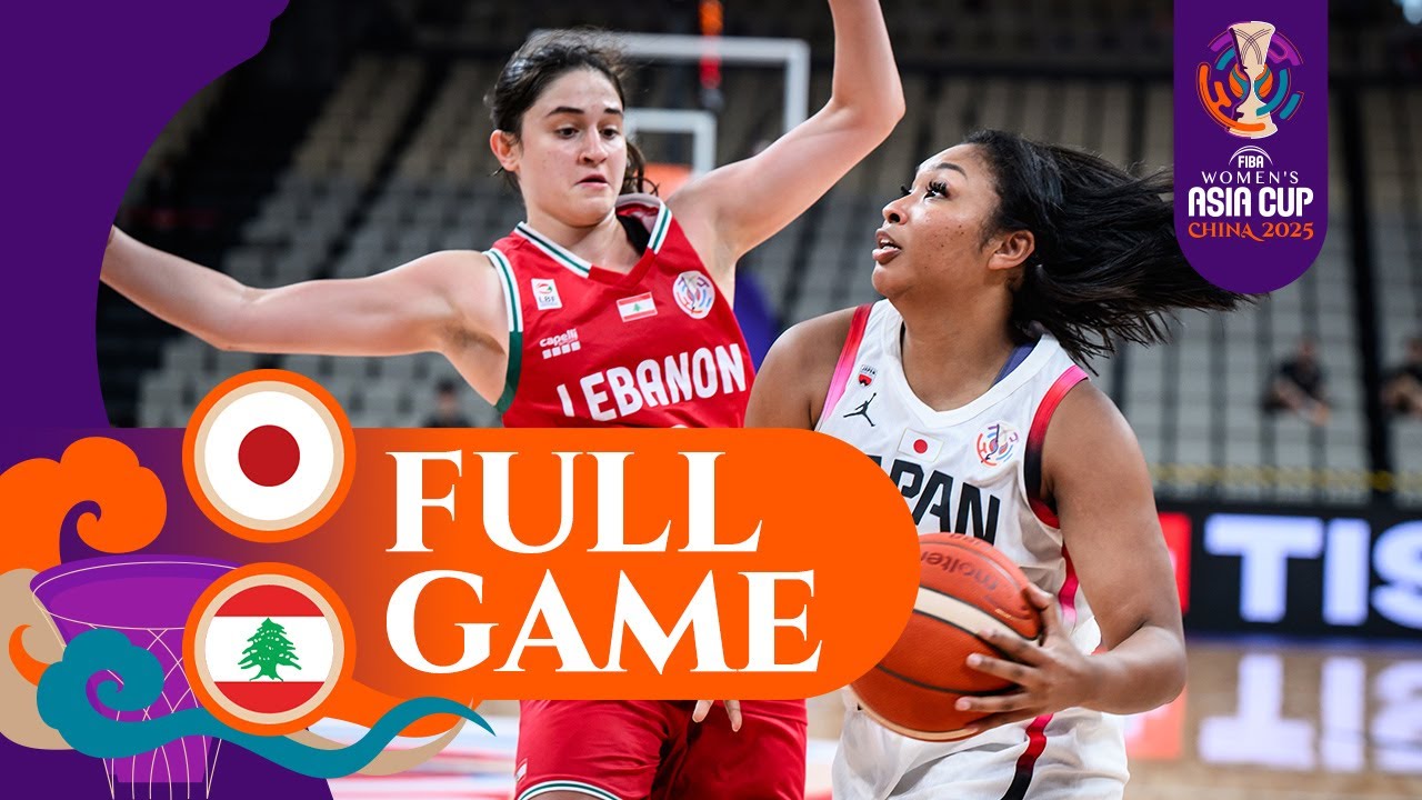 Japan v Lebanon | Full Basketball Game | FIBA Women's Asia Cup 2025-Division A