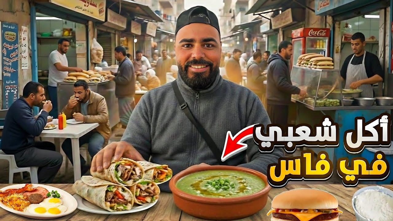 أجواء رمضان بمدينة فاس 2026 🌙 | جولة ممتعة في مأكولات المدينة القديمة 🥘