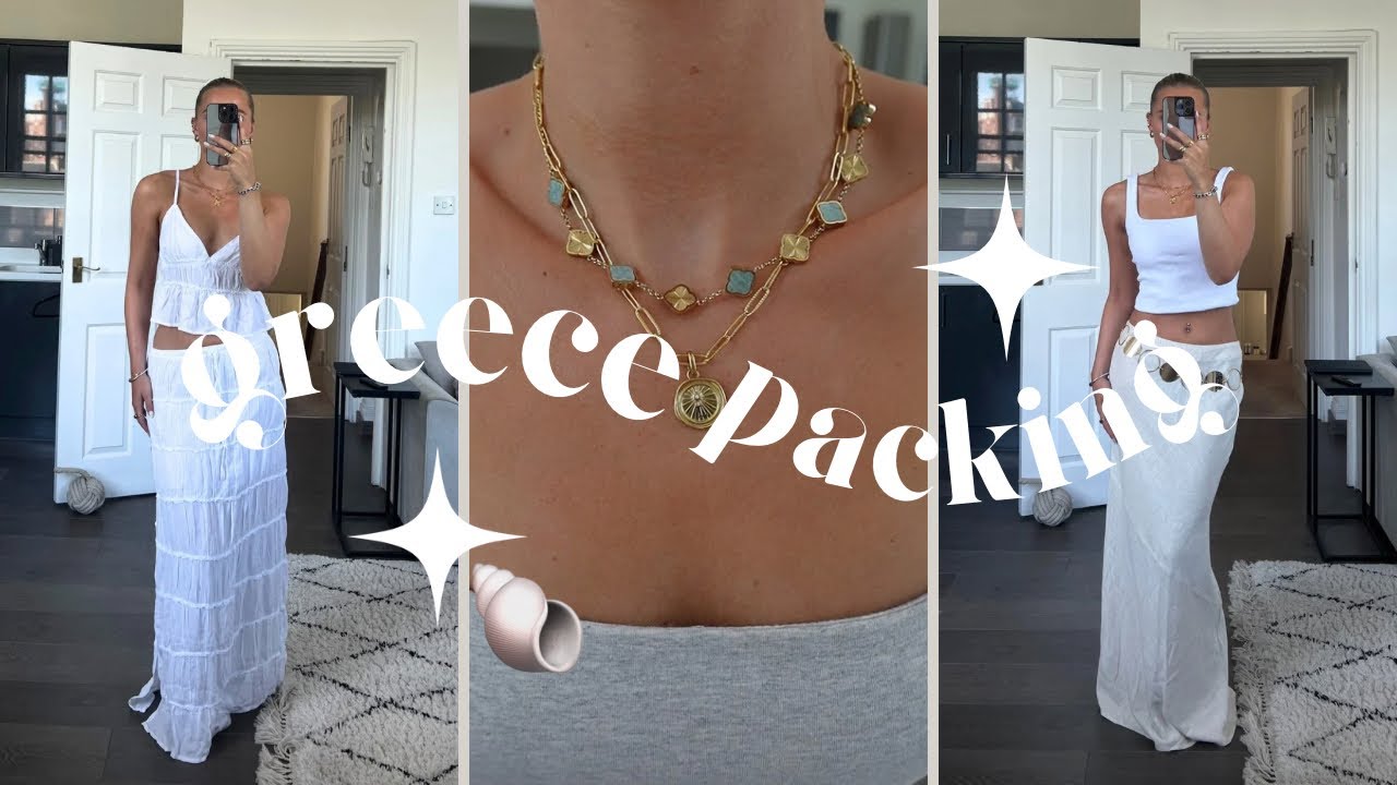 Pack with me for Rhodes🐚✨🌊 | Summer Outfits | Zara | H&M