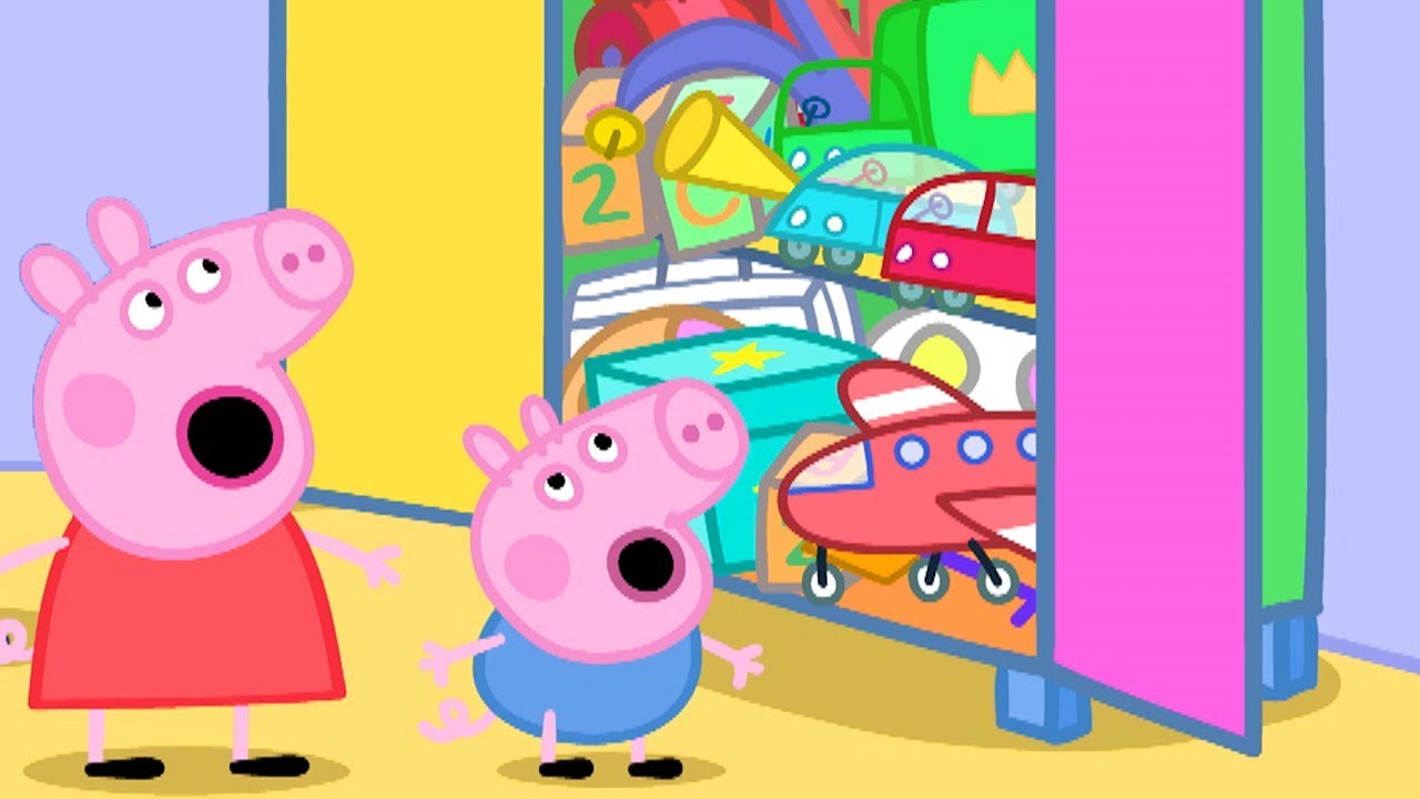 Świnka Peppa 🧸 Szafka Na Zabawki | Bajki Po Polsku | Peppa po Polsku