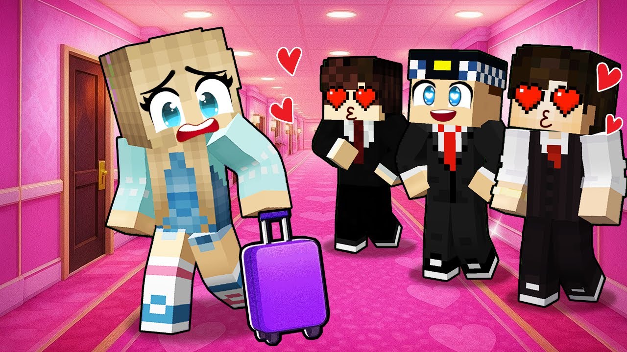 SADECE ERKEKLER OTELİNDE KALDIM - 😨 Minecraft