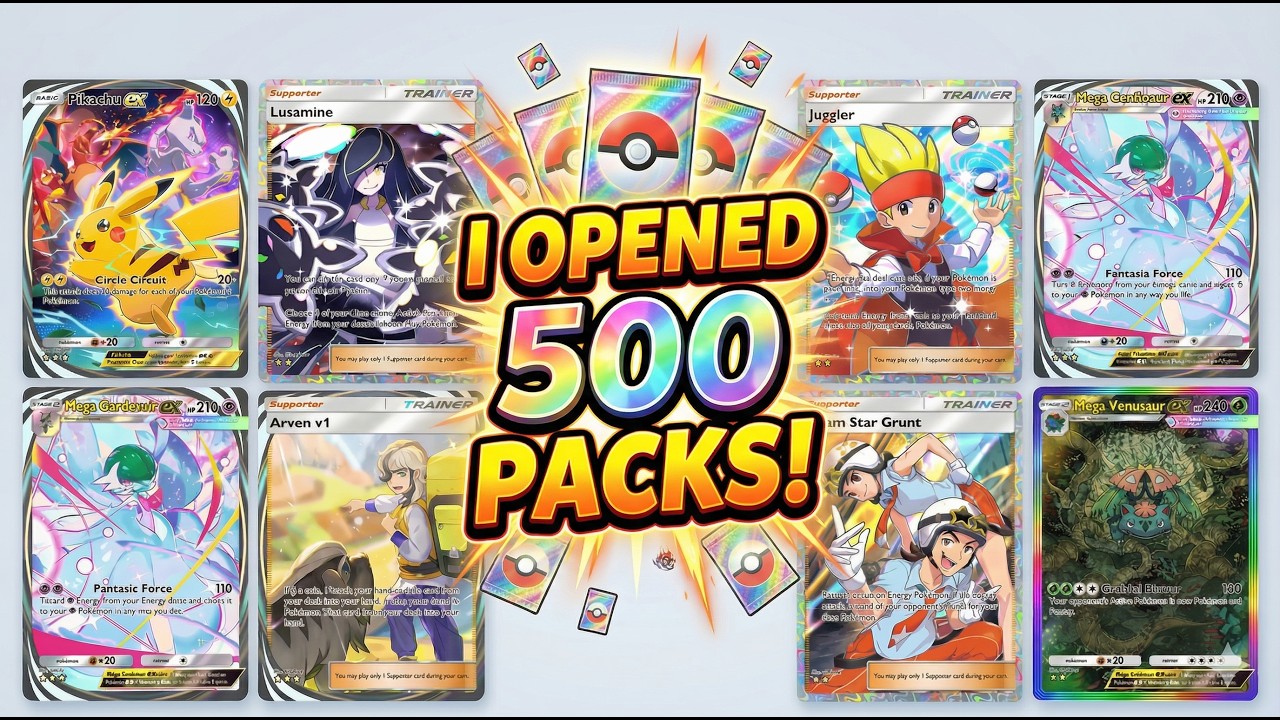 I Opened 500 Packs in Pokémon TCG Pocket… Were There Multiple GOD PACKS?