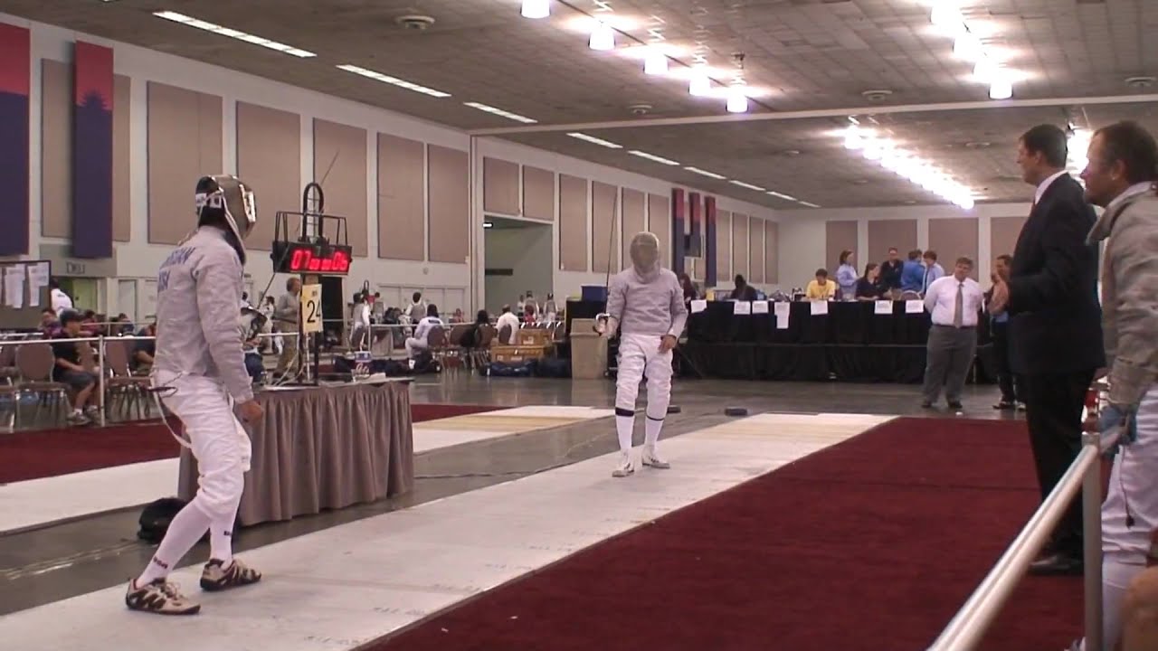 Corrigan- Hicha, US Champ 2008 Vet 50 Saber bout