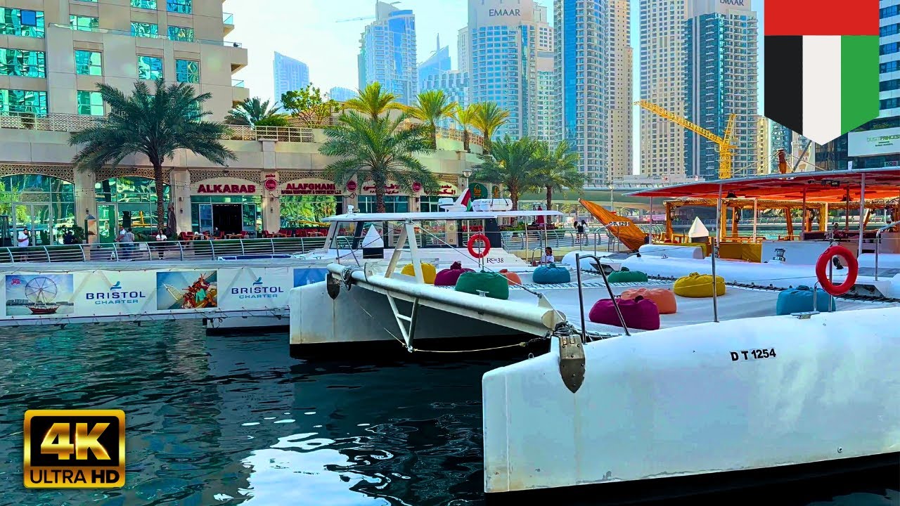 Walking Tour Through DUBAI MARINA - Travel UAE