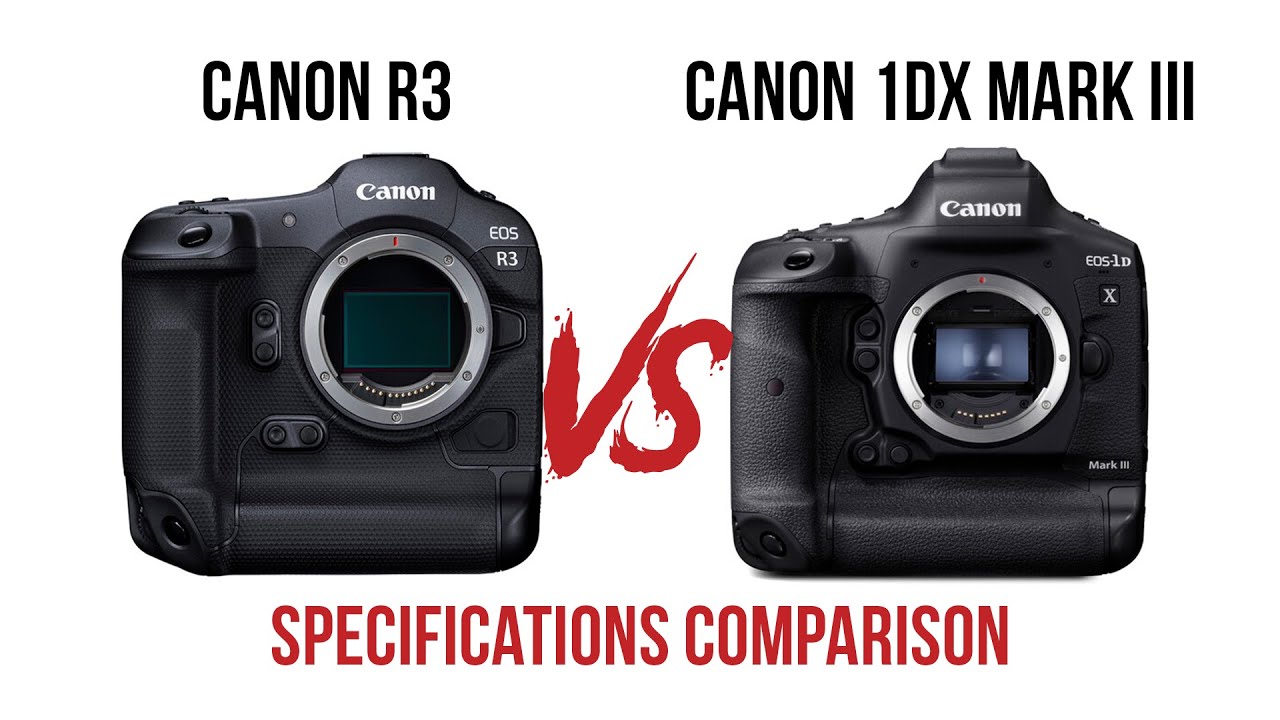Canon R3 Vs Canon 1DX Mark III Camera Specifications Comparison.