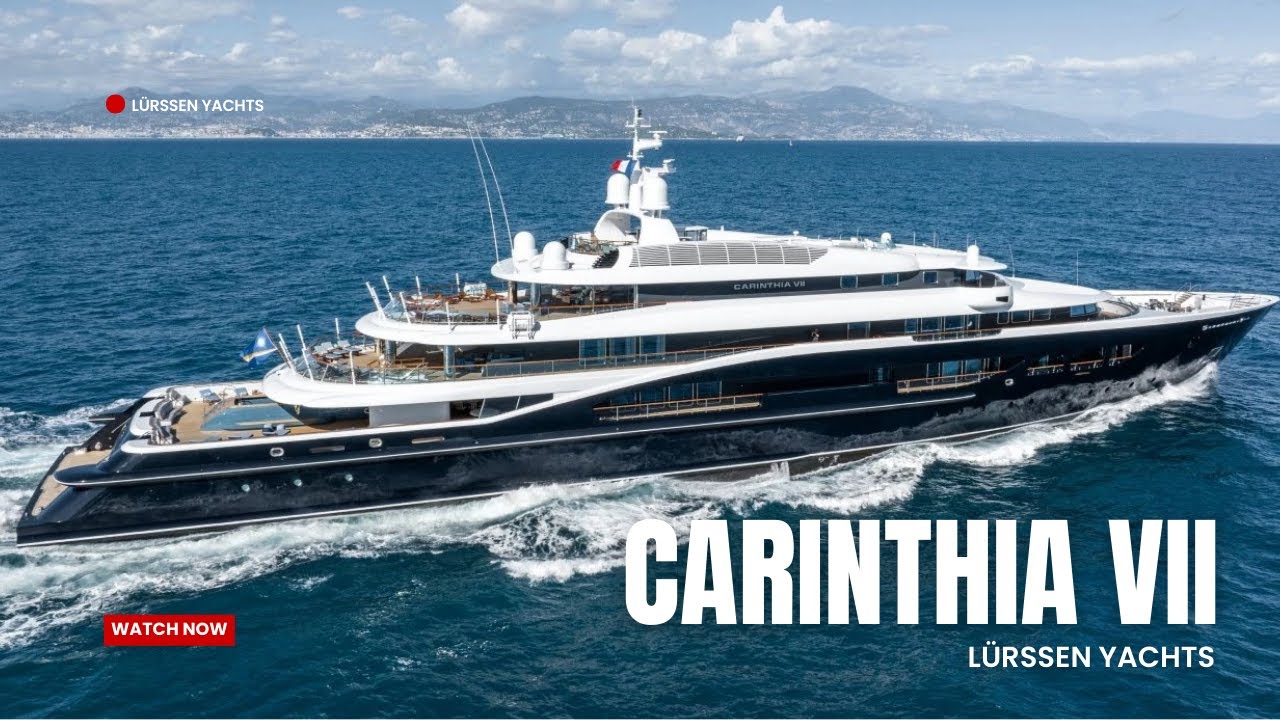 2023 Lürssen 97m CARINTHIA VII Iconic Luxury Refit Superyacht