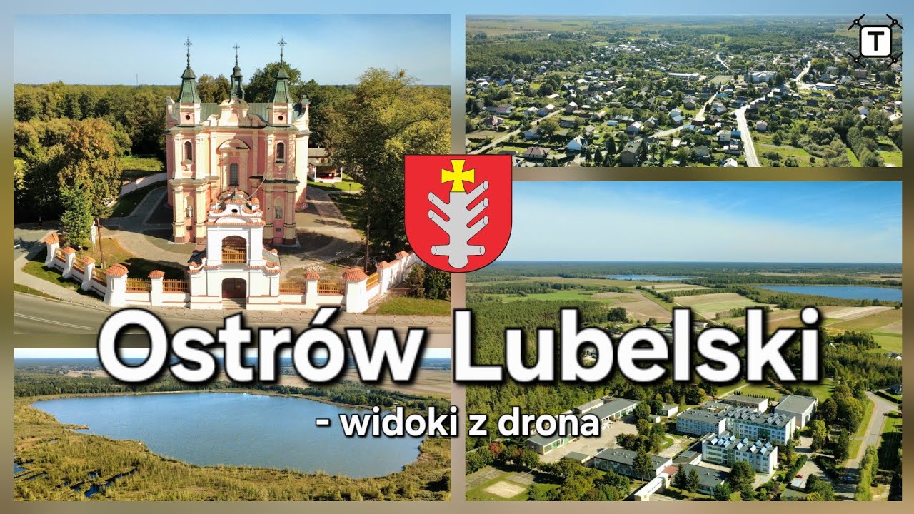 Ostrów Lubelski widziany z góry