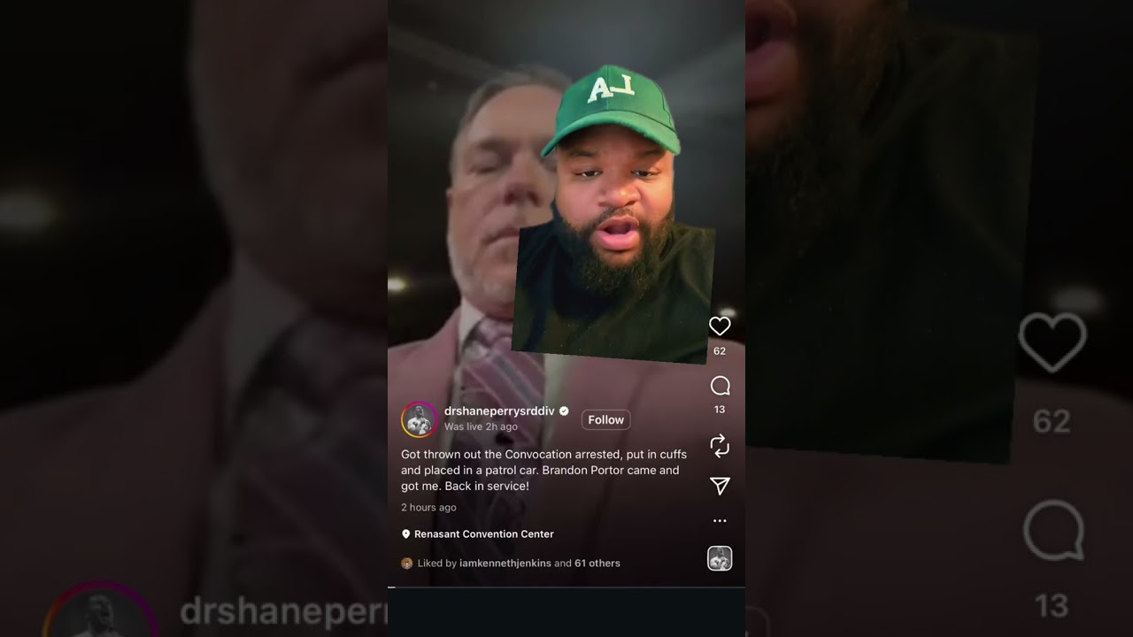 SHANE PERRY Escorted out and arrested at Church of God in Christ holy convocation 2025 ‼️‼️￼