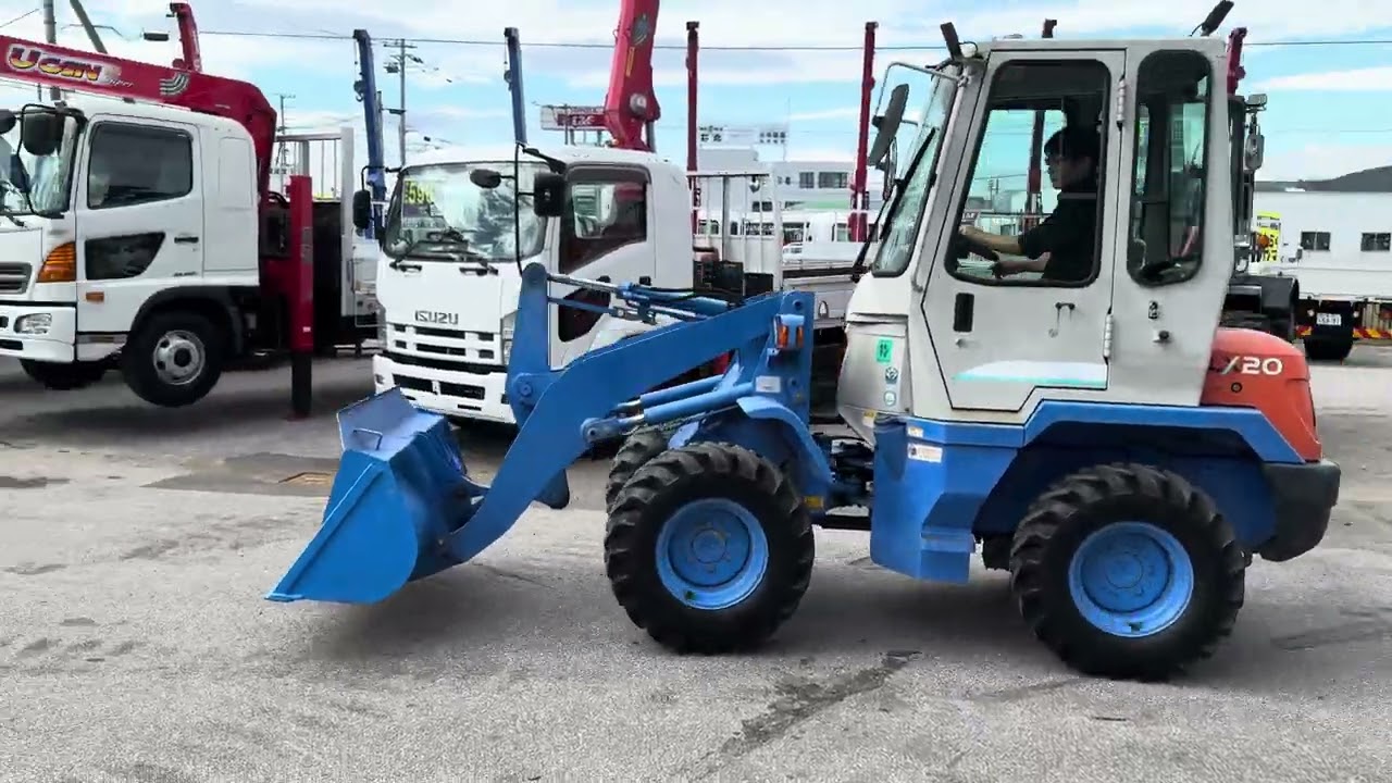 除雪の準備を！[日立LX20-7」動かしてみた。