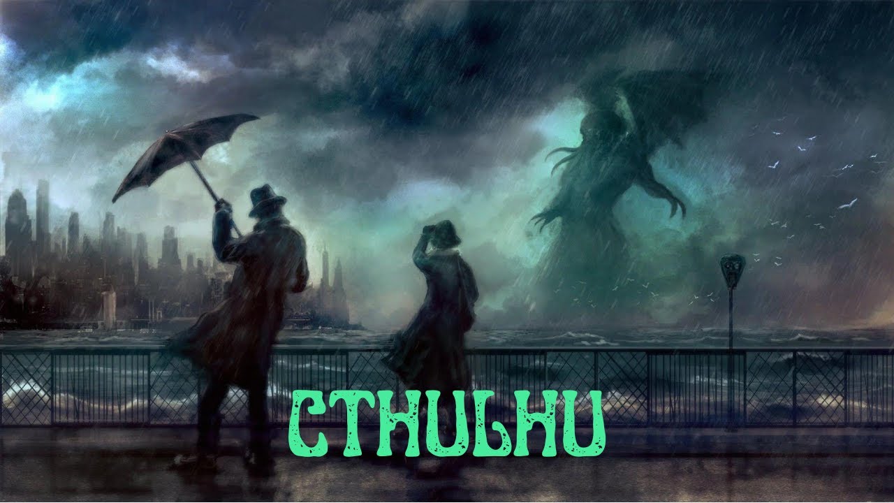 LOVECRAFTIAN AMBIENCE  FOR STUDYING, RELAXING, DEEP FOCUS/ RAIN AND WAVES SOUNDS/ 2 HOURS SOUNDSCAPE