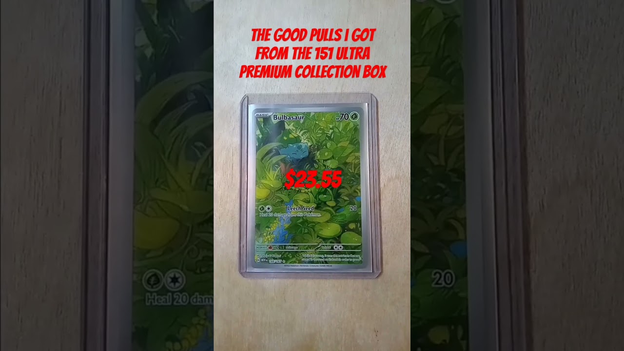 The good pulls I got from 151 ultra premium collection box #pok&eacute;mon #pokemoncards #pok&eacute;montrends