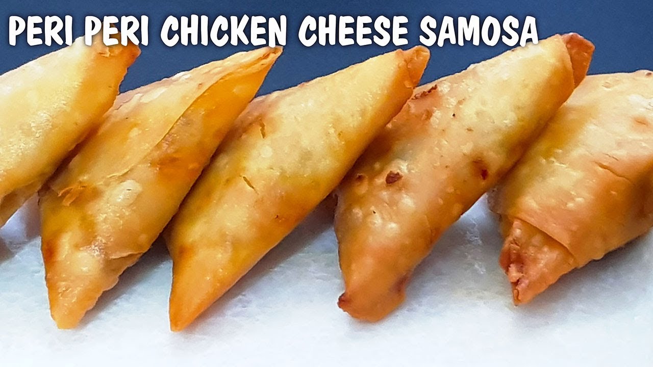 Ramzan Special Peri Peri Chicken Cheese Samosa Recipe l Cooking with Benazir