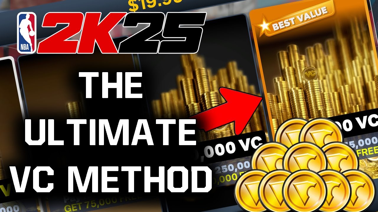 *PERFECTED* NBA 2K25 BEST VC METHOD! 400k Per Day
