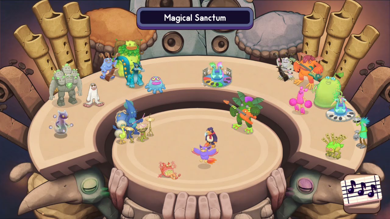Magical Sanctum in the MSM Composer - My Singing Monsters
