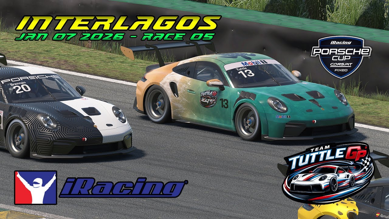 Race #5 - iRacing Porsche 911 Cup (992.2) Fixed - Interlagos - 2026 01 07