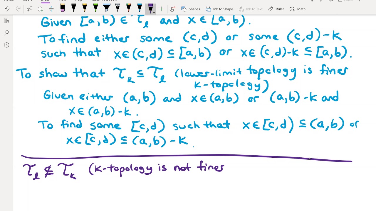 Topology Comparing Topologies